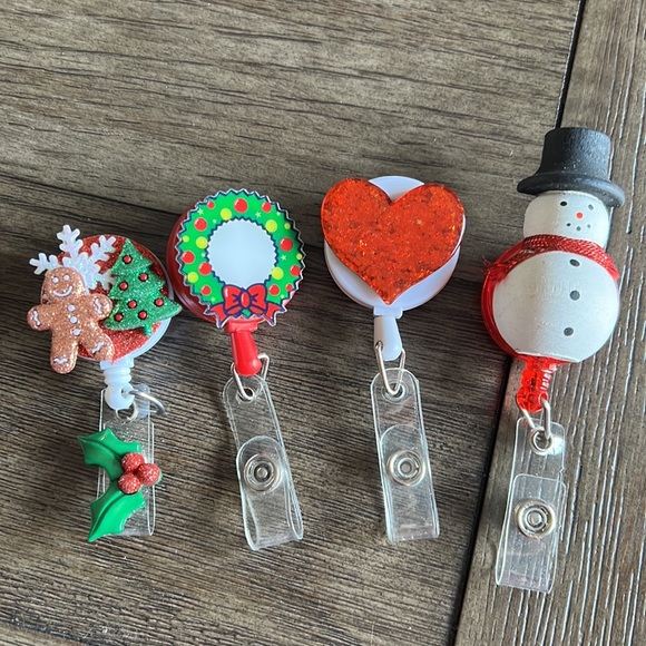 🎄🎁☃️ Christmas hair accessories and name tag holder - Picture 10 of 10